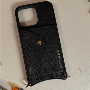 Bandolier Black Hailey Phone Case - 14 Pro Max